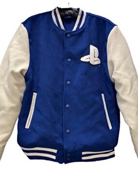 LIMITED EDITION Sony Playstation EXCLUSIVE PROMO Varsity Jacket RARE! Size LARGE